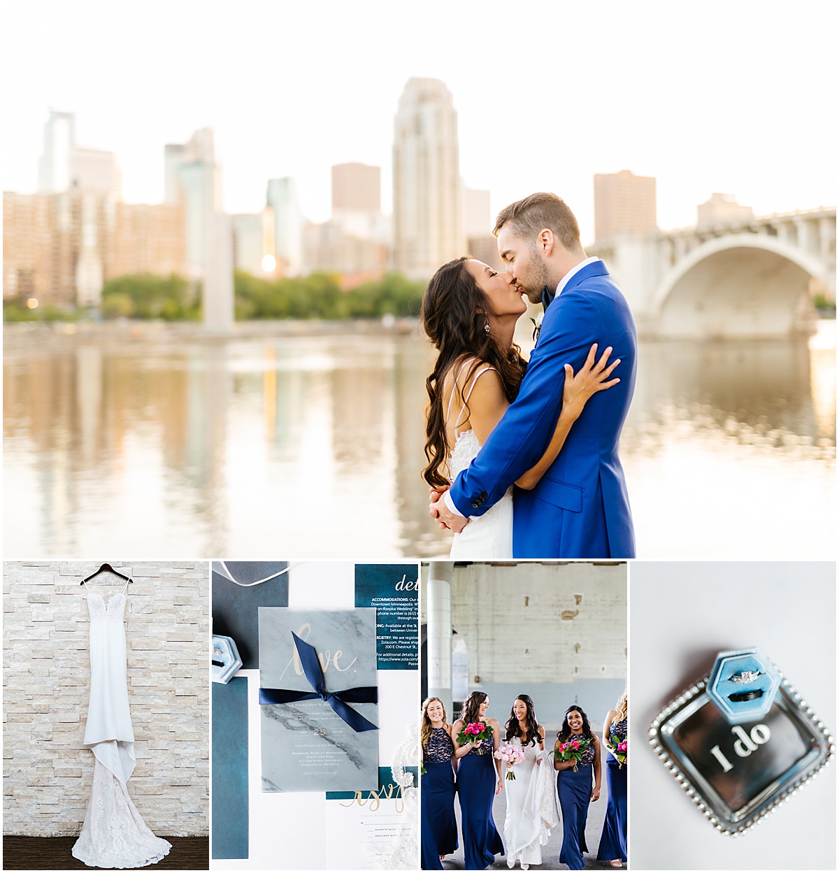 Minneapolis Event Center St Anthony Main Spring Wedding