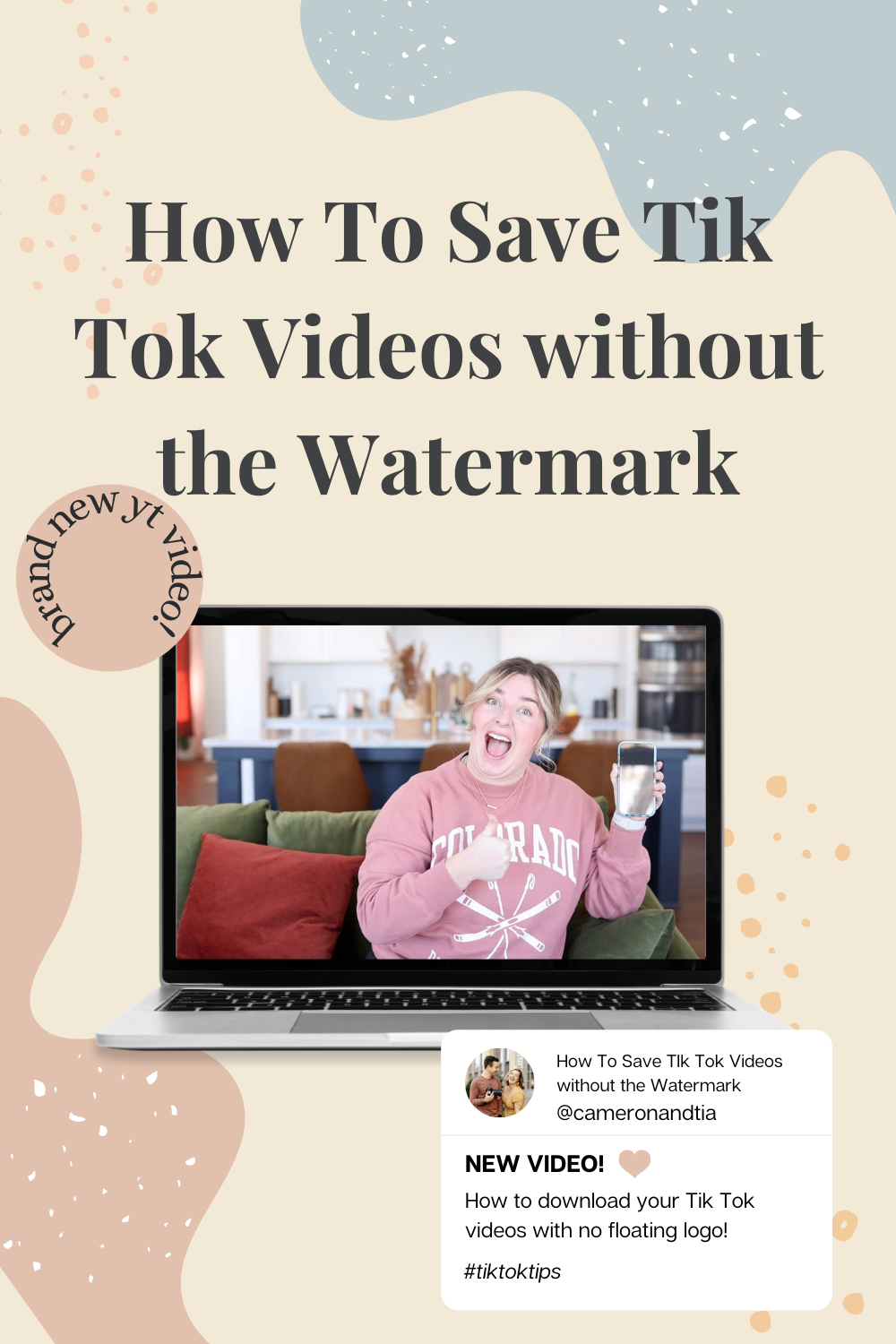 How To Save Tik Tok Videos Without Watermark | Download With No Logo